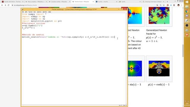Fazendo o Fractal de Newton no Python смотреть онлайн