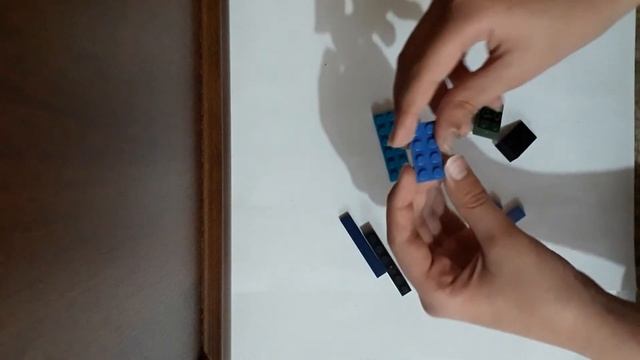 Тумбочка для телевизора, телевизор, мебель из лего