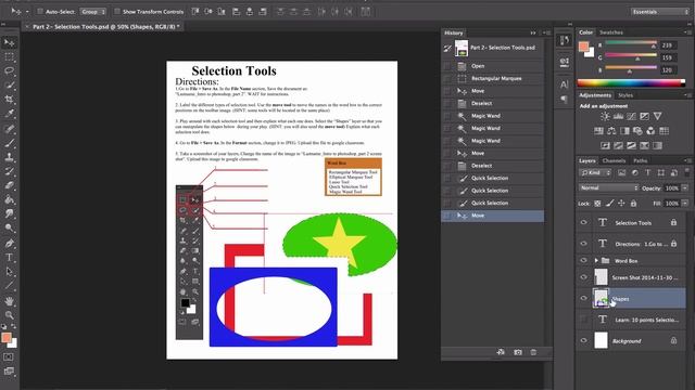 Intro to Photoshop - Part 5: Quick Selection tool and Magic Wand (ws2) смотреть онлайн