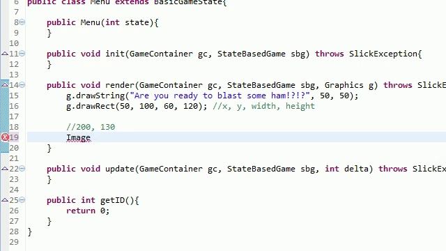 Java Game Development with Slick - 9 - Working with Images смотреть онлайн