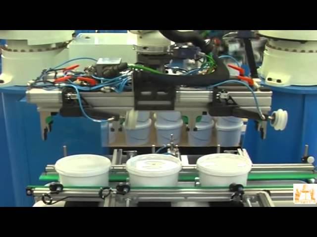 Паллетирование банок с краской смотреть онлайн