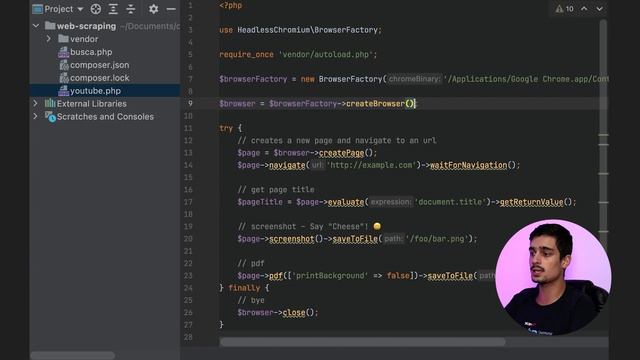 Controlando navegadores com PHP - Headless Browser e WebScraping de SPAs | Dias de Dev смотреть онлайн