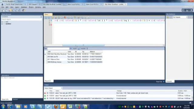 PHP mysql Google locator Example смотреть онлайн