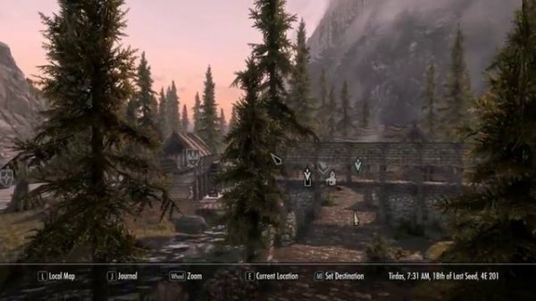 TESV Skyrim - World Map in Full 3D