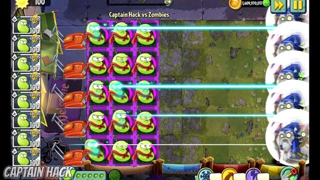 Plants vs Zombies 2 Epic Hack - Each Plants Ultimate Power UP vs Hamster Brawl Dark Wizard смотреть онлайн