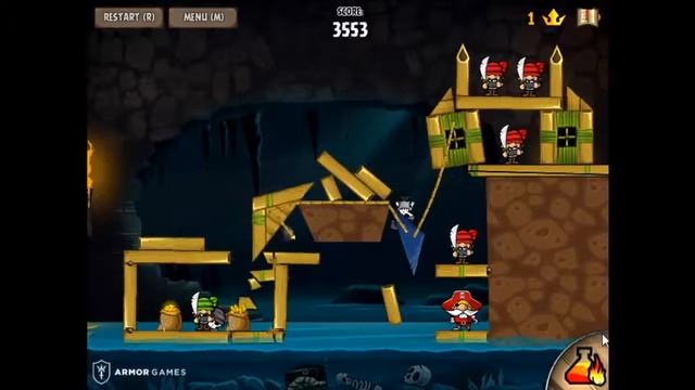 Siege Hero Pirate Pillage Walkthrough All Levels