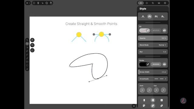 Vectornator tutorial on iPad - Understanding the Node tool смотреть онлайн