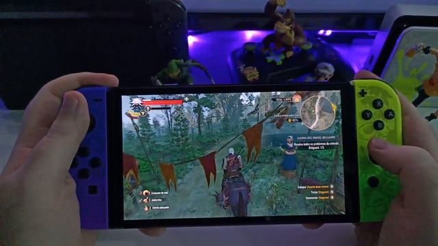 Veja The Witcher 3 Com Update 4.04b - LINDÍSSIMO No Nintendo Switch Oled