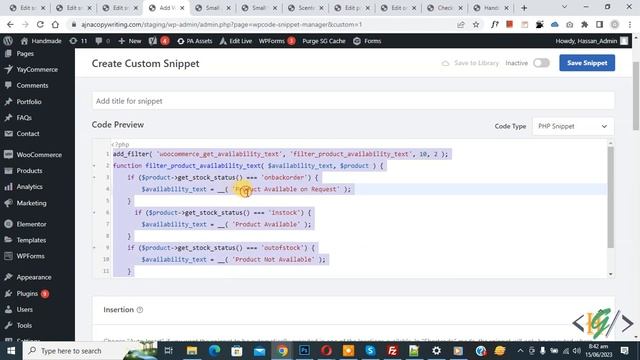 How to Change In Stock, Out of Stock & Available on Backorder Text on Products Frontend WooCommerce смотреть онлайн