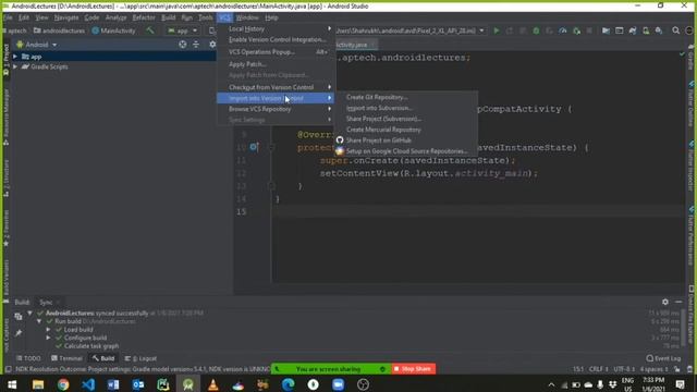 Git Tutorial: How to Upload your Projects to Git & GitHub | Android Development| Course смотреть онлайн