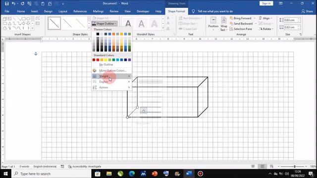 How to Make Cuboid in Microsoft Word смотреть онлайн