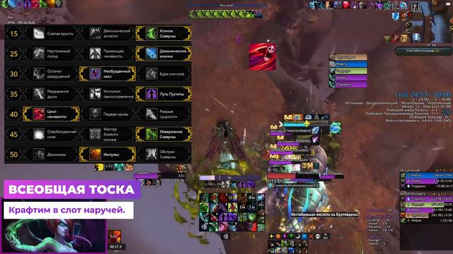 Гайд для Охотников на Демонов Истребление 9.1 PvE Shadowlands