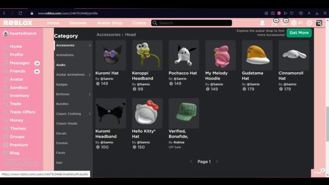 ROBLOX NEW CINNAMOROLL ITEMS FOR FREE!!! | hannigamer смотреть онлайн