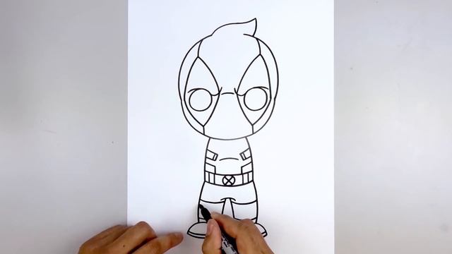 How To Draw Deadpool | Fortnite X FORCE SKIN смотреть онлайн