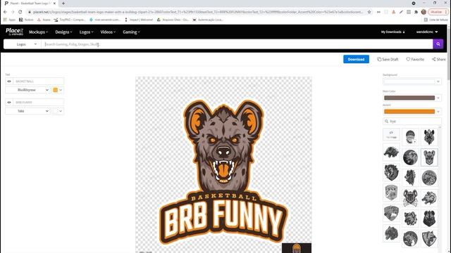 COMO FAZER LOGOTIPO UTILIZANDO O PLACEIT - CRIAÇÃO PARA SUBLIMAÇÃO смотреть онлайн
