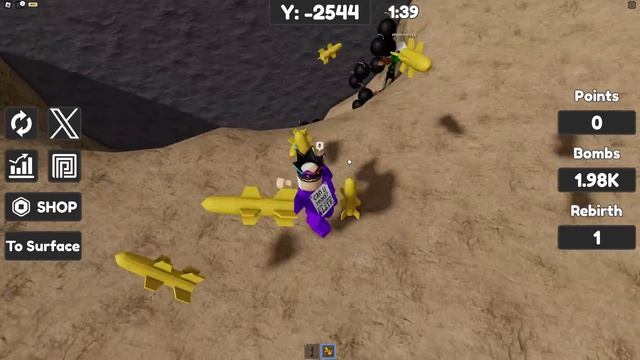 I Used BIGGEST NUKE To DIG TO FIND DAD On Roblox