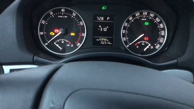 Зимний Запуск Шкода Октавия - 31С смотреть онлайн