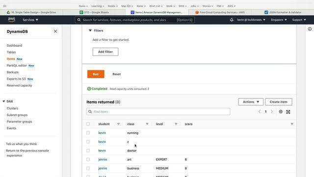 201 Lấy Dữ Liệu Từ Amazon DynamoDB dùng Python Boto3 P5 | ScanIndexForward hands on смотреть онлайн