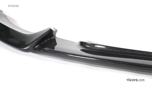 Vicrez  V4R Carbon Fiber Front Lip Splitter Vz101054 For BMW M4 F82 F83/ M3 F80 2014-2019