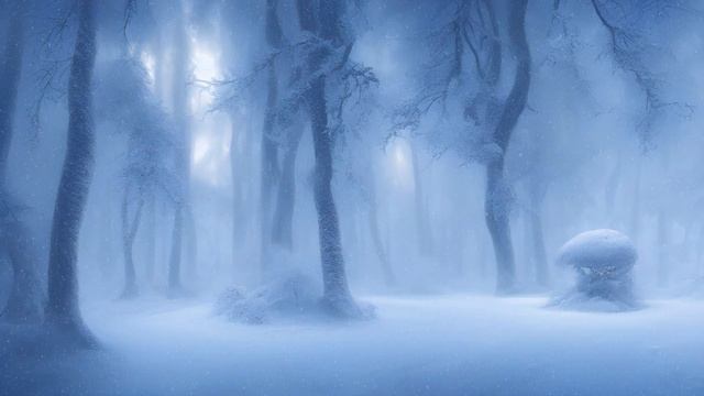 Native American Flute Music ❄ Mind Relaxing Howling Winter Wind