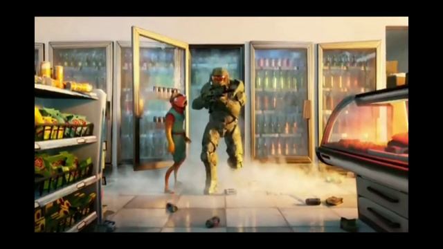 master chief being an absolute unit for 32 seconds смотреть онлайн