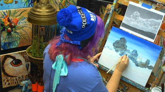 Painting clouds acrylic tips tricks and techniques bigartquest 22  TheArtSherpa