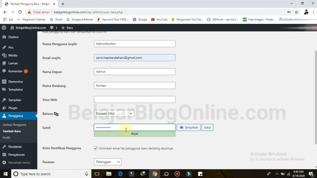 ?Cara Menambah User Baru di Wordpress (Subscriber, Kontributor dan Penulis ) смотреть онлайн