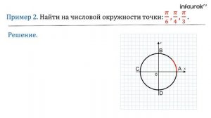 Числовая окружность | Алгебра 10 класс #8 | Инфоурок