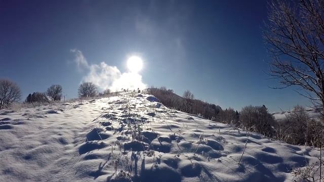 Снегоступинг по Альпийским лугам!!! гора Буква, Житная, Двухэтажка... смотреть онлайн