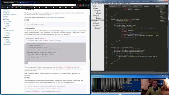 NodeJS - Login with Facebook & PassportJS - Tutorial 10 смотреть онлайн