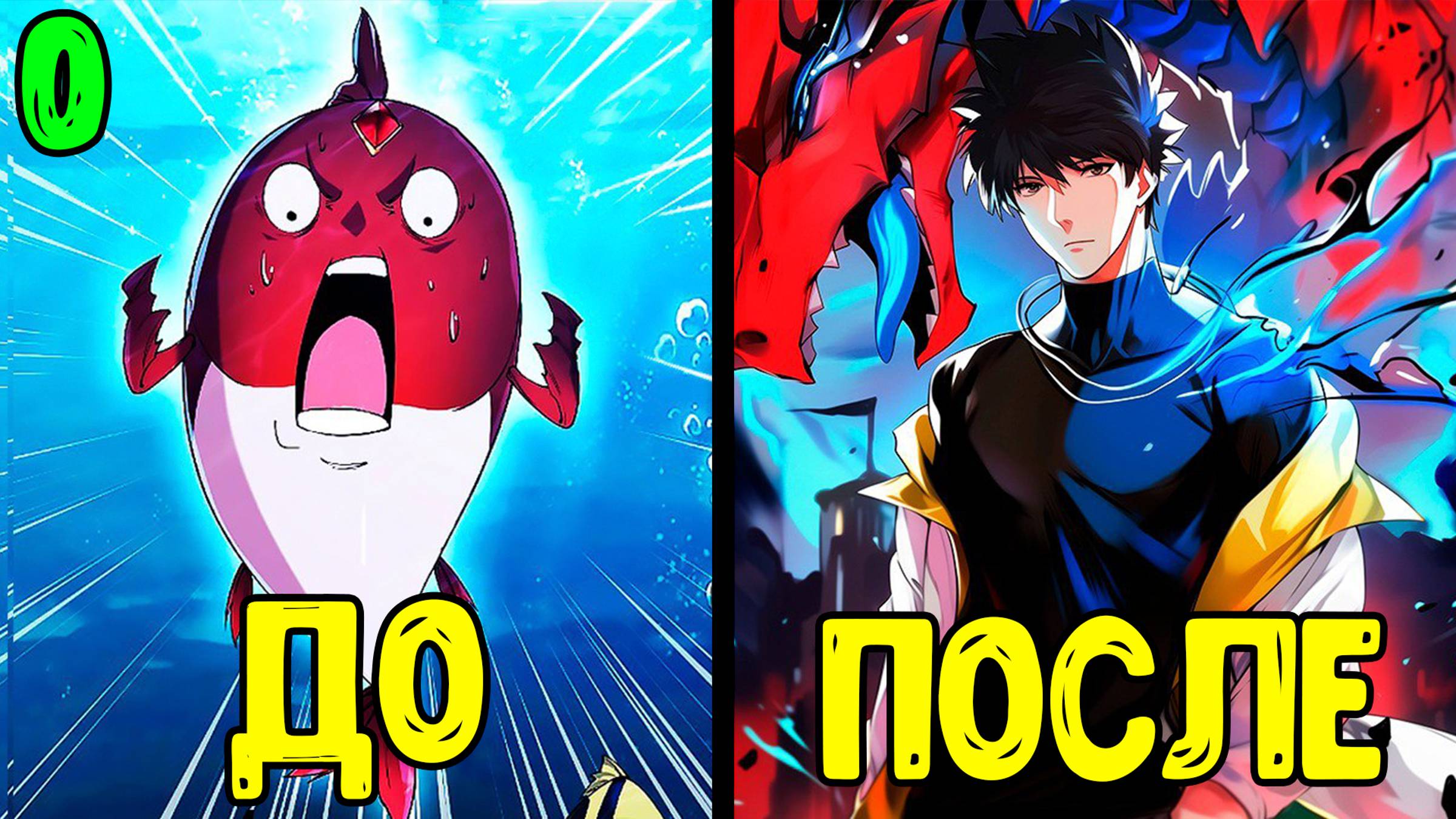 Эволюция от Карпа до Божественного Дракона! - Глава 0 (Озвучка Маньхуа) смотреть онлайн