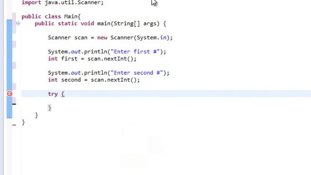 Beginner Java - Try Catch - Lesson 12 смотреть онлайн