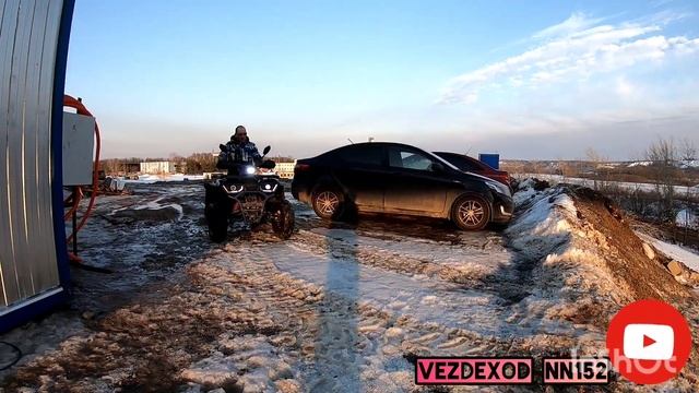 тест драйв вездехода @dimanishche @kvadro_nn #вездеход #квадроцикл #снег #like #youtube #2023