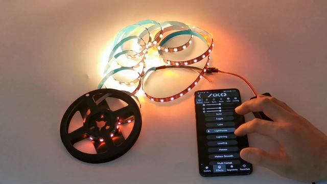 DIY WLED Ambilight WIFI Light With WS2812b LED Strip And ESP8266 For Adalight, UDP Realtime Light