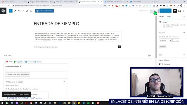 ➡️ Cómo Insertar un TWEET en WORDPRESS paso a paso (Sin Plugins) смотреть онлайн