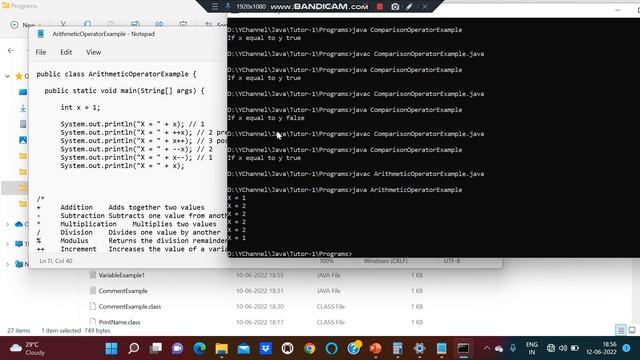 Unary Operator in Java #bscit #bsc #java #jdk #javainhindi #begintocode #hsc #information technolog смотреть онлайн