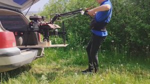 Мотоблок+погрузка+одному