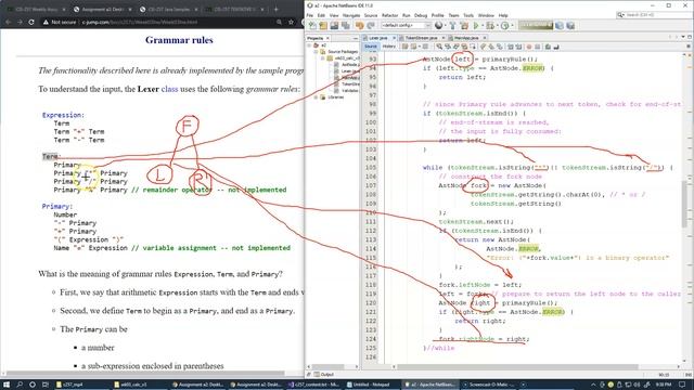 3.10 Assignment a2, Grammar rules implementation смотреть онлайн
