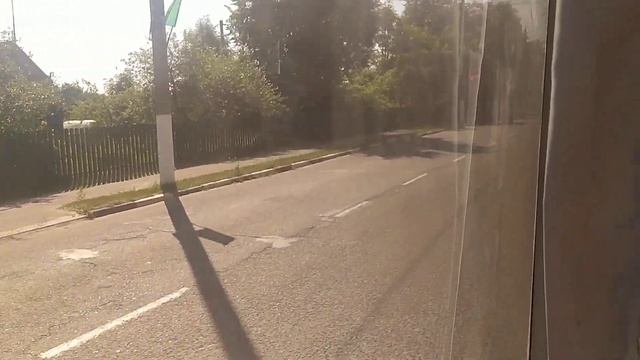 Поездка на автобусе МАЗ-241.000,Г/Н АК 5213-2, марш.Автостанция-Бумажная Фабрика