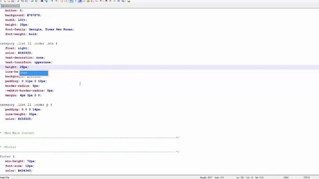 Верстка страницы из макета Photoshop html5/css3 PixelPerfect - страница категории, часть 2 смотреть онлайн