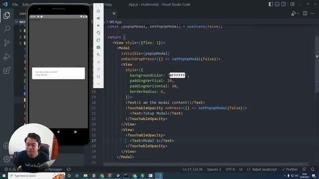 Cara Membuat Tab Bar di Modal React Native смотреть онлайн