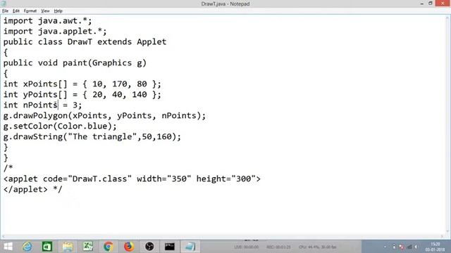 Using Graphics in Java applets II By Sridevi Taradi смотреть онлайн