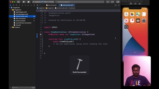 How to change image colour at runtime | Xcode 12 | Swift 5.3 | KtrKathir смотреть онлайн