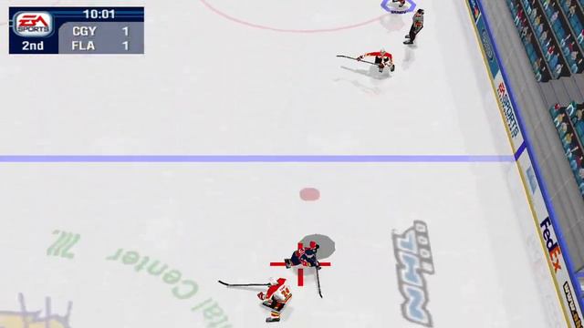 Flames @ Panthers - 2001-02 NHL Season - NHL 2000 (All Star Difficulty) смотреть онлайн