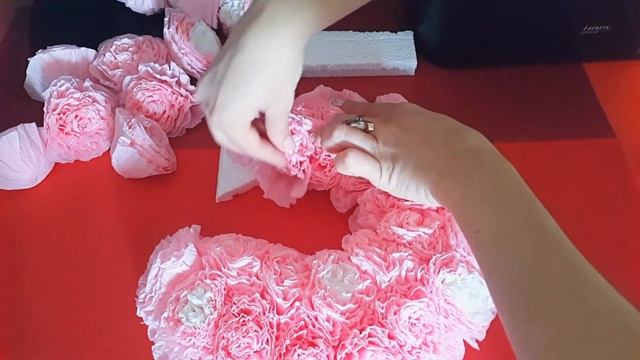 Как сделать объемную цифру из роз смотреть онлайн