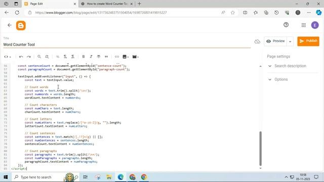 How to Create Word Counter Tool In Blogger смотреть онлайн