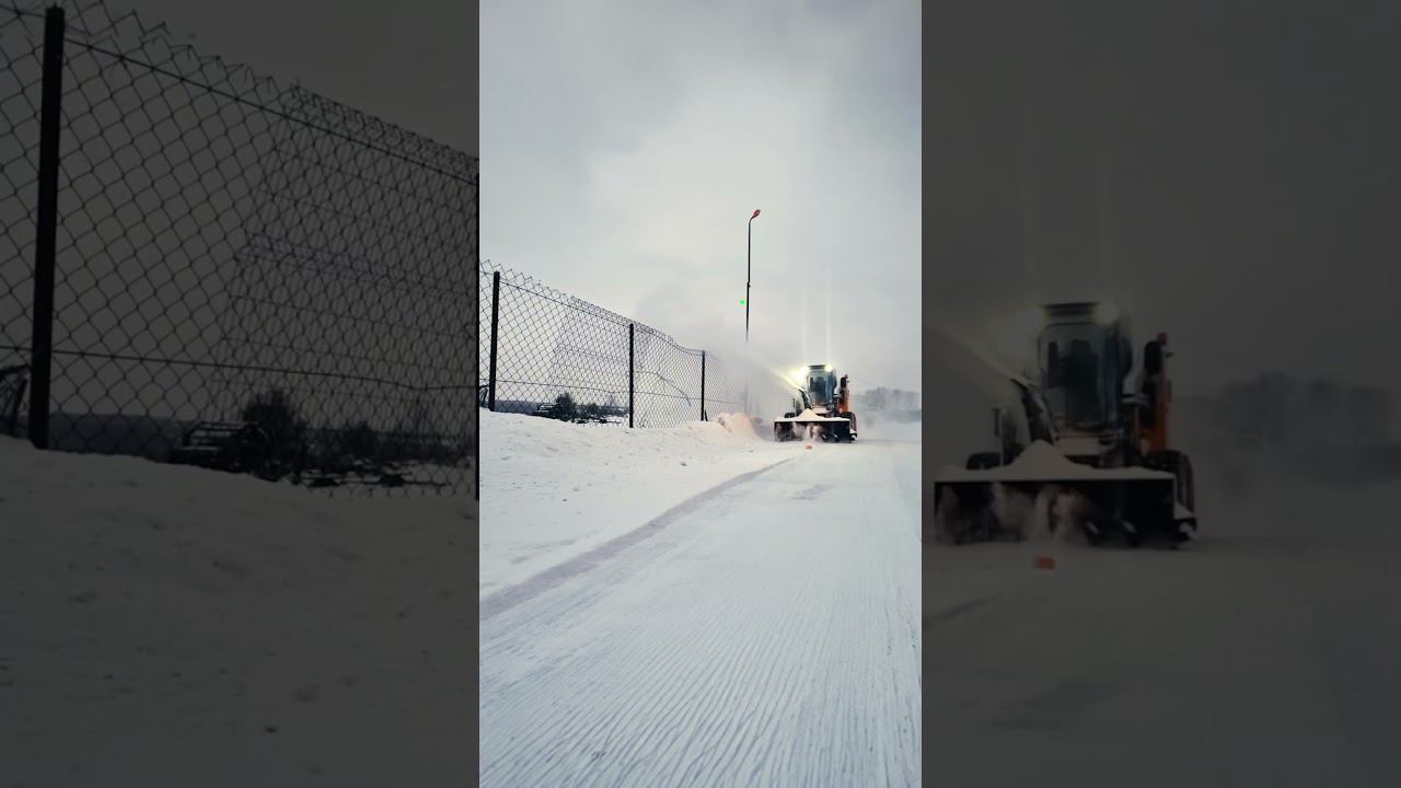 Дальность выброса снега до 15 метров. Cнегоуборщик Impulse SR1850 #спецтехника #минипогрузчик смотреть онлайн