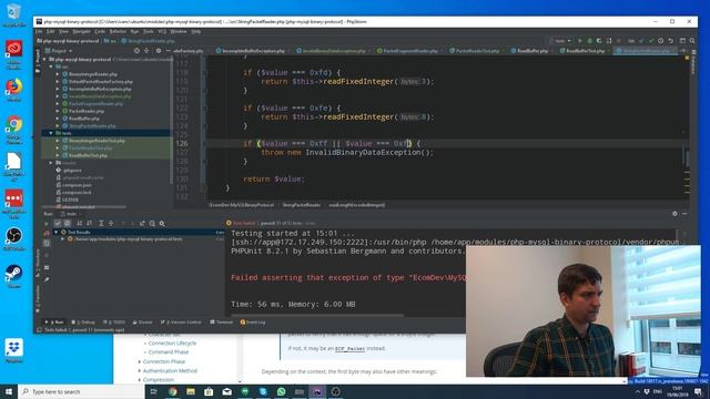 MySQL binary protocol implementation #async #php #microservice смотреть онлайн