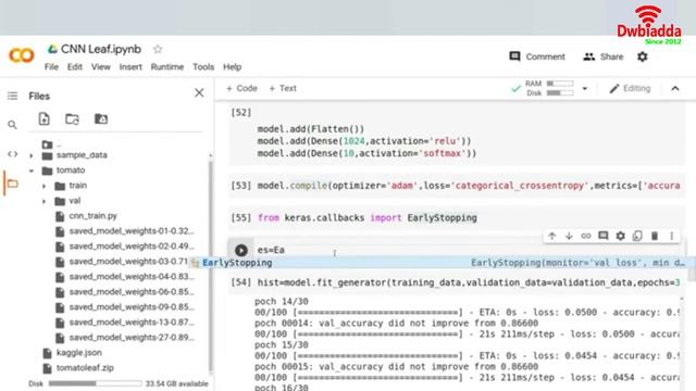How to detect tomato crop disease name based on image | early stopping callback | Opencv Tutorial смотреть онлайн