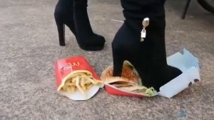 Food crush with heels